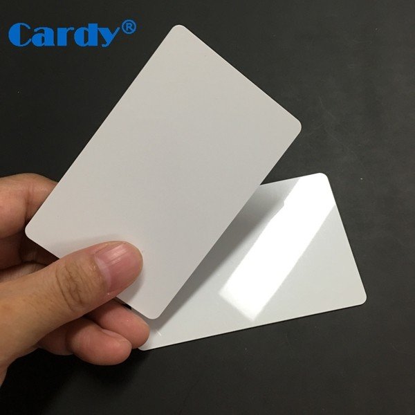 Standard Size 125KHz LF TK4100 Blank White Cards With Glossy Surface