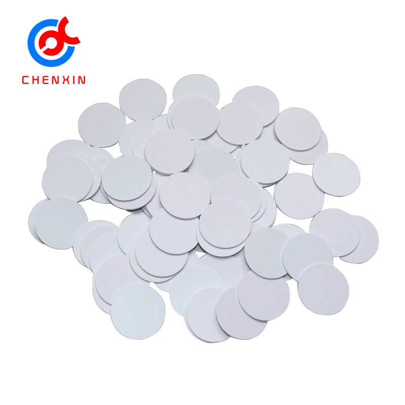 13.56 MHZ HF Card I CODE SLIX ISO 15693 Round Coin Card UID Changeable RFID Tags Block 0 Rewritable