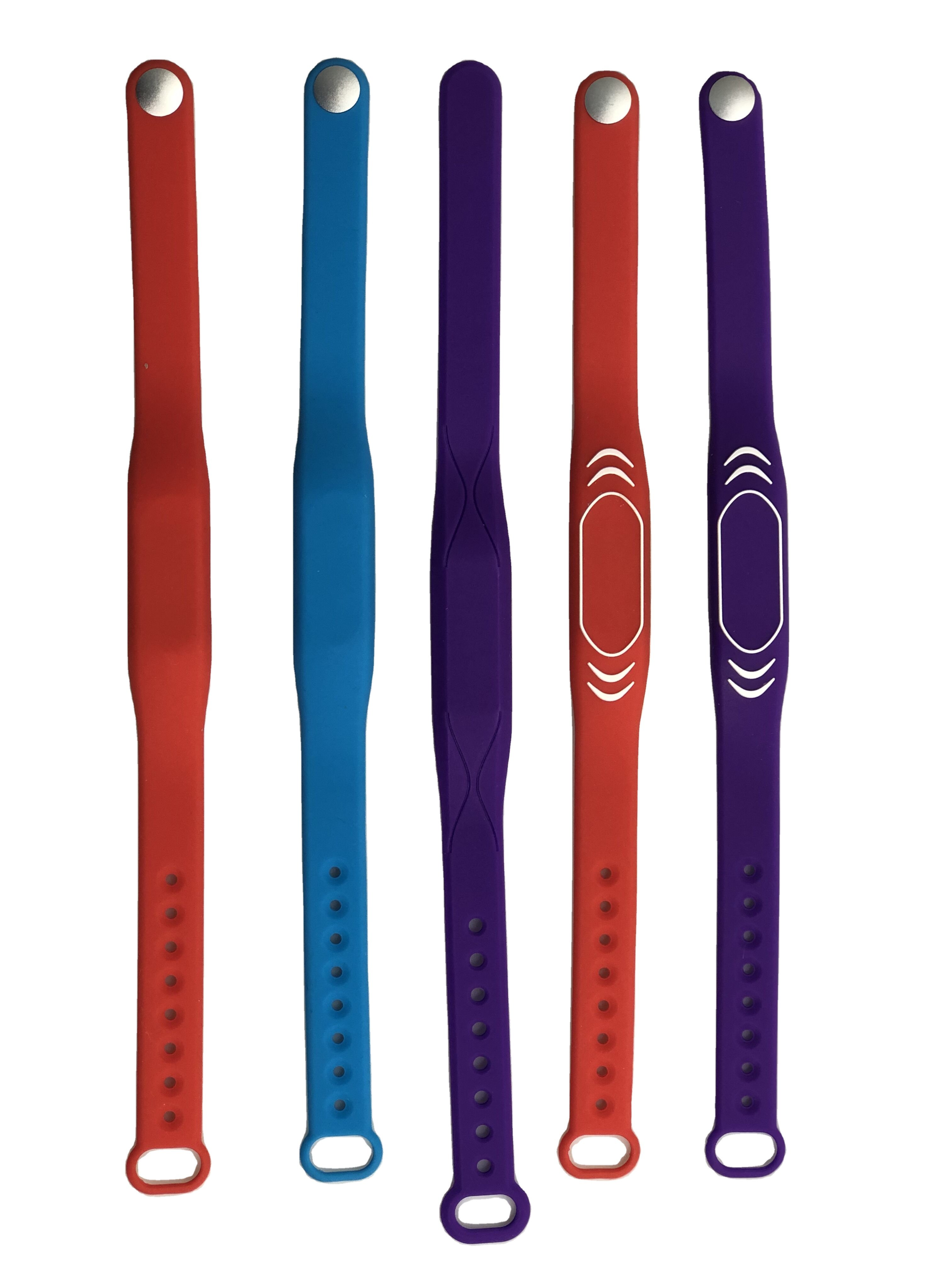 Adjustable Waterproof Silicone Wristband 13.56Mhz NFC Events RFID Festival Bracelets Access Control Cards