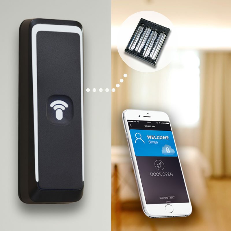 Wifi wiegand OSDP/RS485 access control qr code reader access control card reader