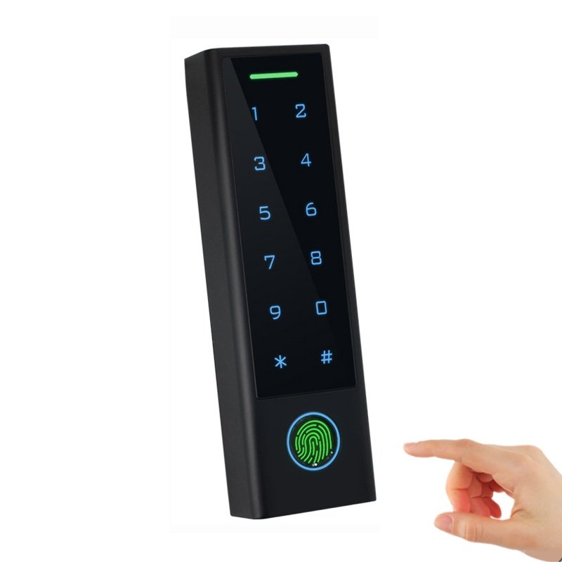 Waterproof Touch Fingerkey & Reader Standalone Touch Keypad Biometric Fingerprint Door Access Control System