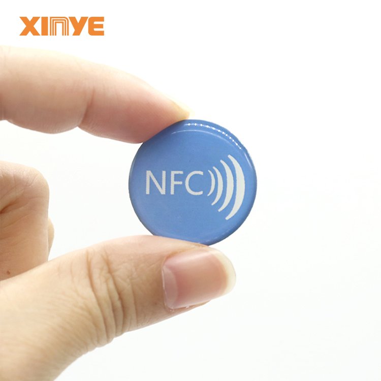 NFC epoxy tag nfc chip card nfc social media rfid tag roll for access control