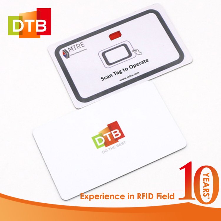 125KHz RFID Card Temic 5577 ISO 7816 RFID Rewritable 125KHz Card