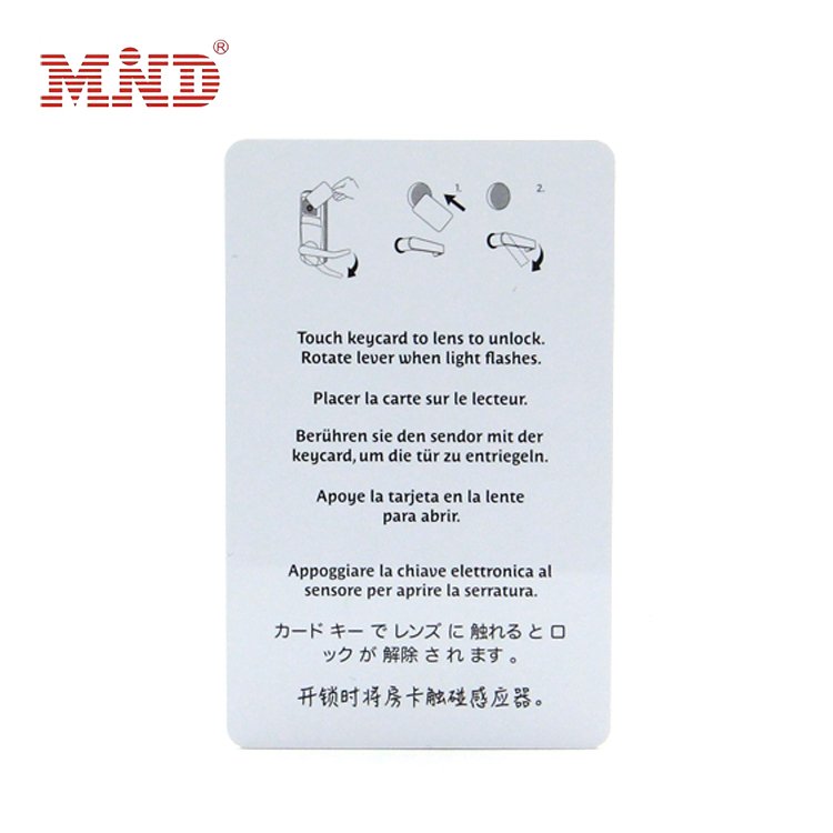 Low Price Hotel Key card 13.56Mhz RFID Hotel Door Lock card Access Control card