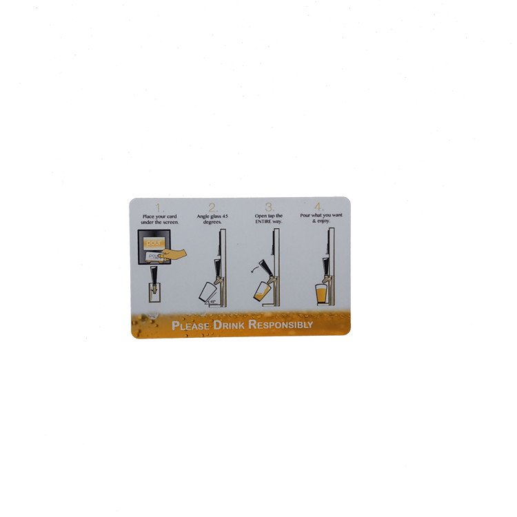 Plastic IC Preprinting RFID Smart Fitness Card With 1K S50 Chip For Hotel Lock System