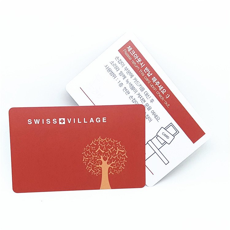 Plastic IC Preprinting RFID Smart Fitness Card With 1K S50 Chip For Hotel Lock System