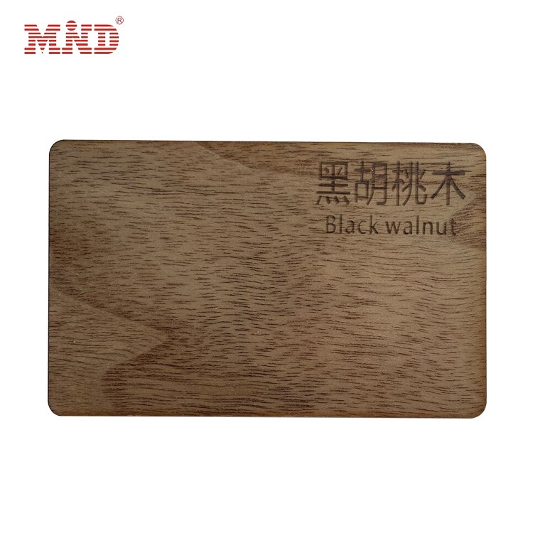 125Khz 13.56Mhz Access Control Hotel Key Card RFID NFC Wooden Chip Card