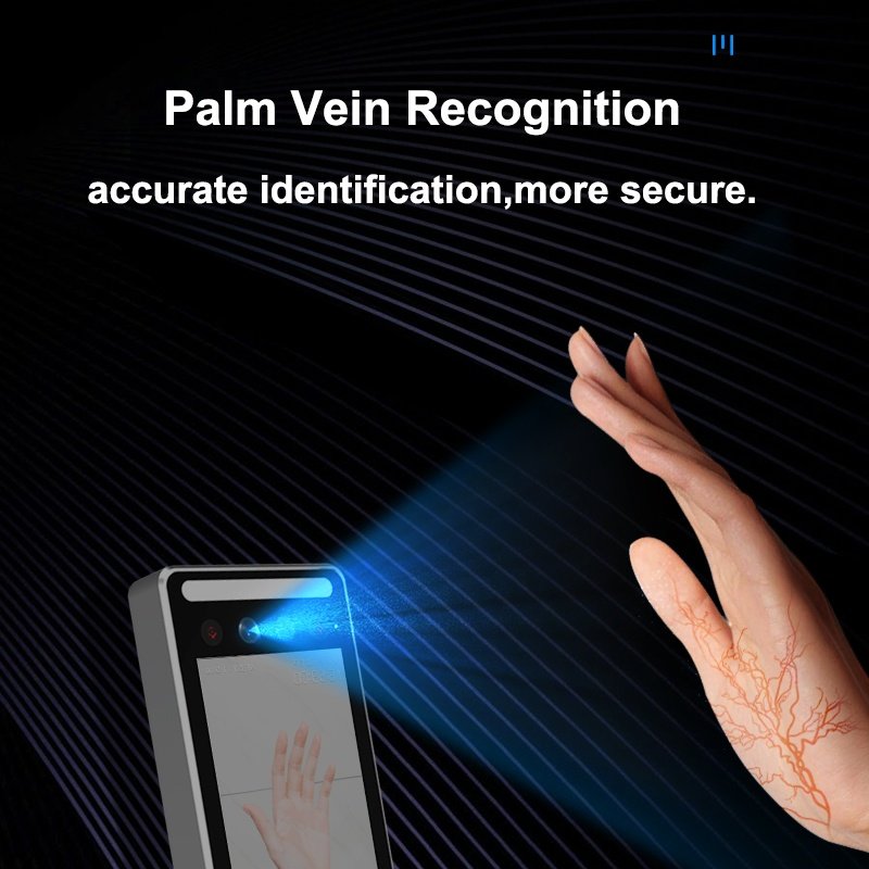 Palm Vein Facial Recognition Access Control Staff Time Attendance Biometric Access Control Card Reader With Biometric And Face
