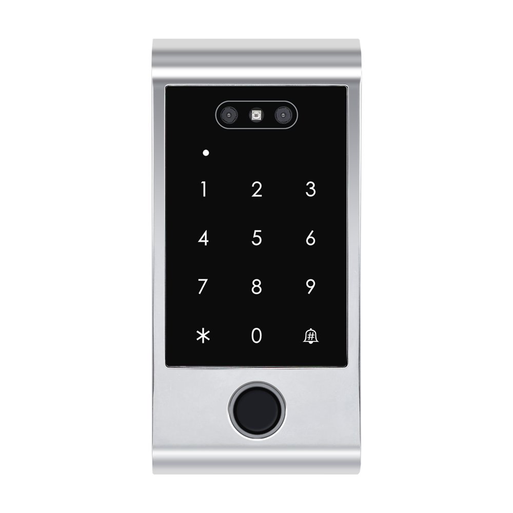 IP66 TTLock BLE/WiFi smart face recognition door access control security system Android outdoor fingerprint reader OEM device