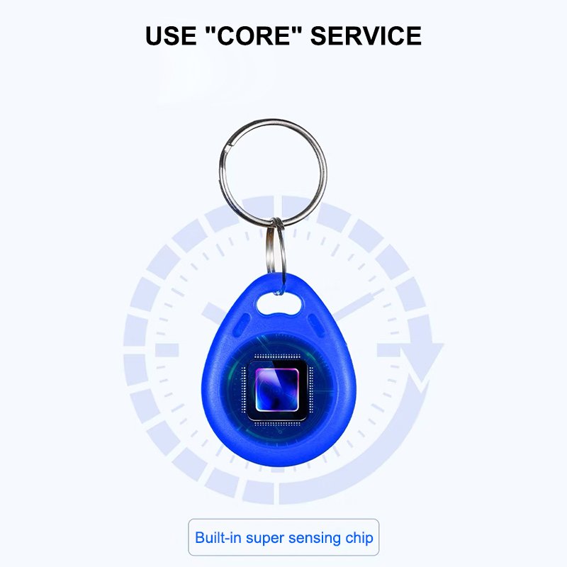 ABS Rfid Key Tag Smart Key EM Marin Keyfob 125khz 13.56mhz Door Access Control Rfid Keyfob