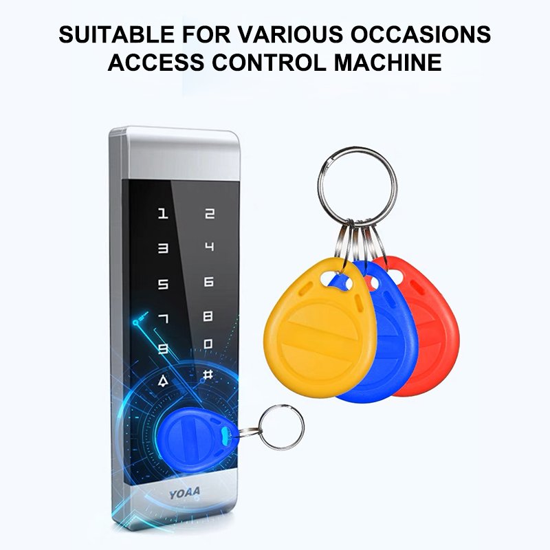 ABS Rfid Key Tag Smart Key EM Marin Keyfob 125khz 13.56mhz Door Access Control Rfid Keyfob
