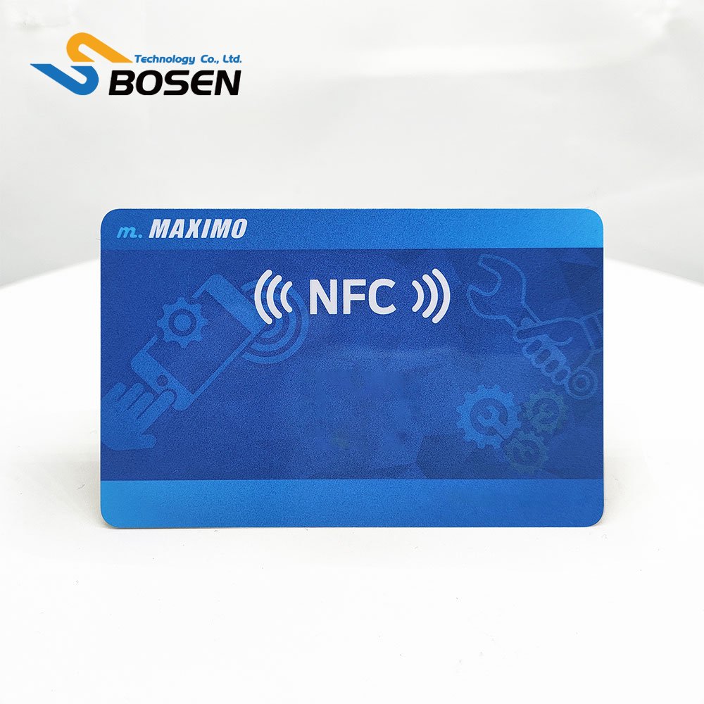 Plastic PVC Contactless NFC Card 213 216 Chip 180 Byte 924 Byte HF 13.56MHz NFC Visite Business Card