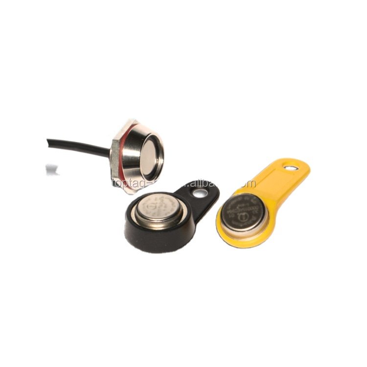 Low Temperature Resistant RFID Touch Memory Card TM01 TM Ibutton with Plastic Holder