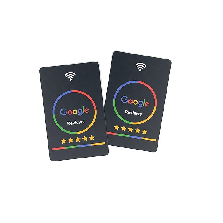 Custom Printing 13.56mhz 215 Chip Google Review NFC Card