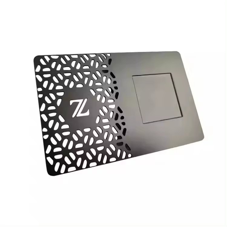 Best prices customized personalized blank metal card contactless smart rfid nfc metal card