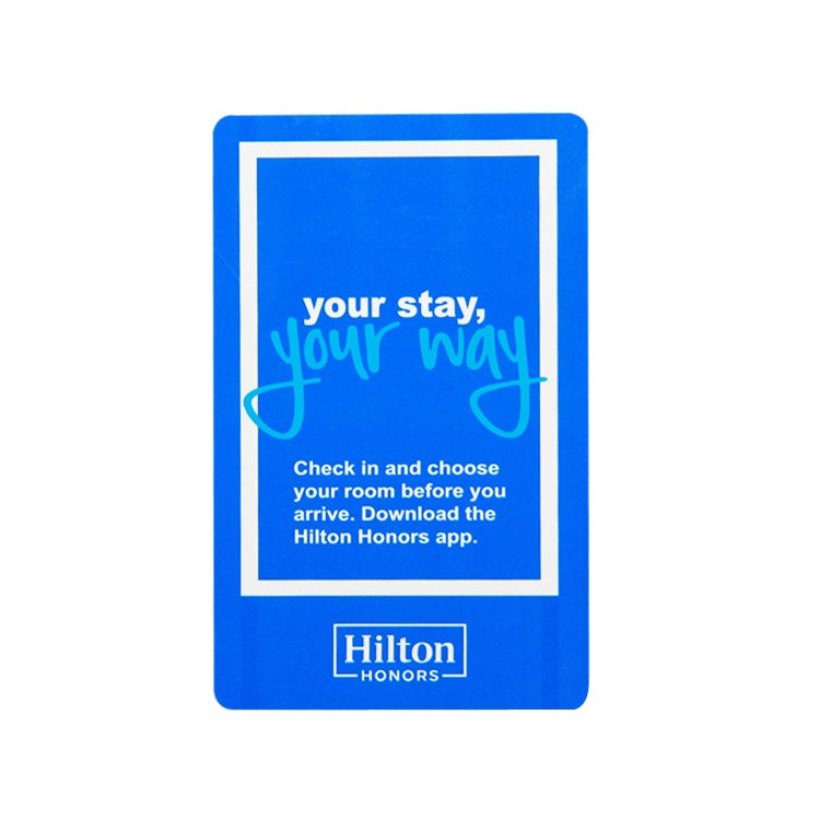 Customized KABA/Miwa RFID Keycard 1K Hilton Smart Proximity Magnetic Card Access PVC Hotel Doors NFC RFID Key Cards