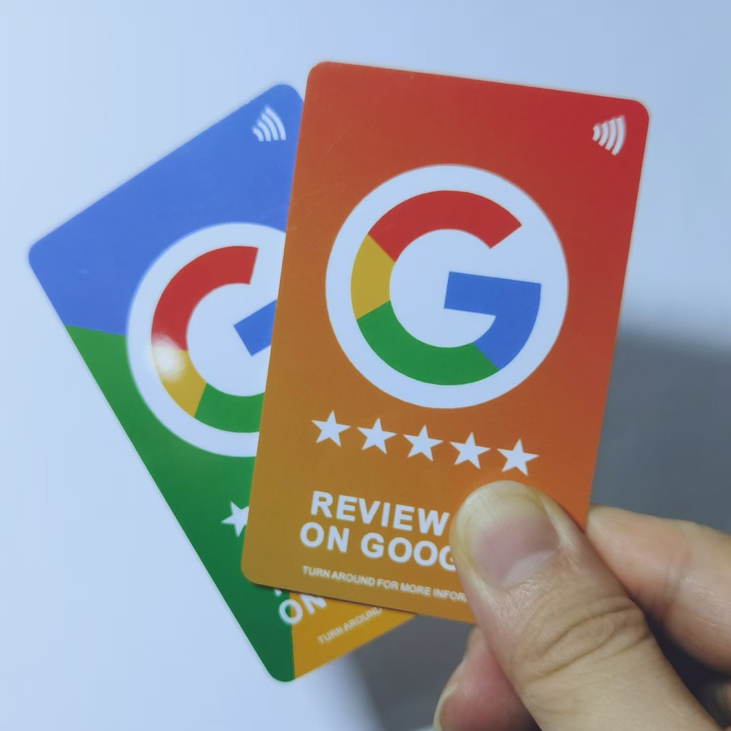 Free Samples Customized 13.56Mhz NFC Card Google Links Waterproof RFID UHF Communication Hotels Printed PVC Metal PET Materials