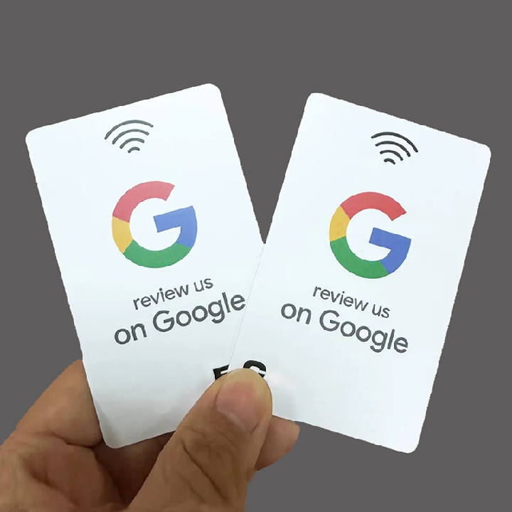 Free Samples Customized 13.56Mhz NFC Card Google Links Waterproof RFID UHF Communication Hotels Printed PVC Metal PET Materials