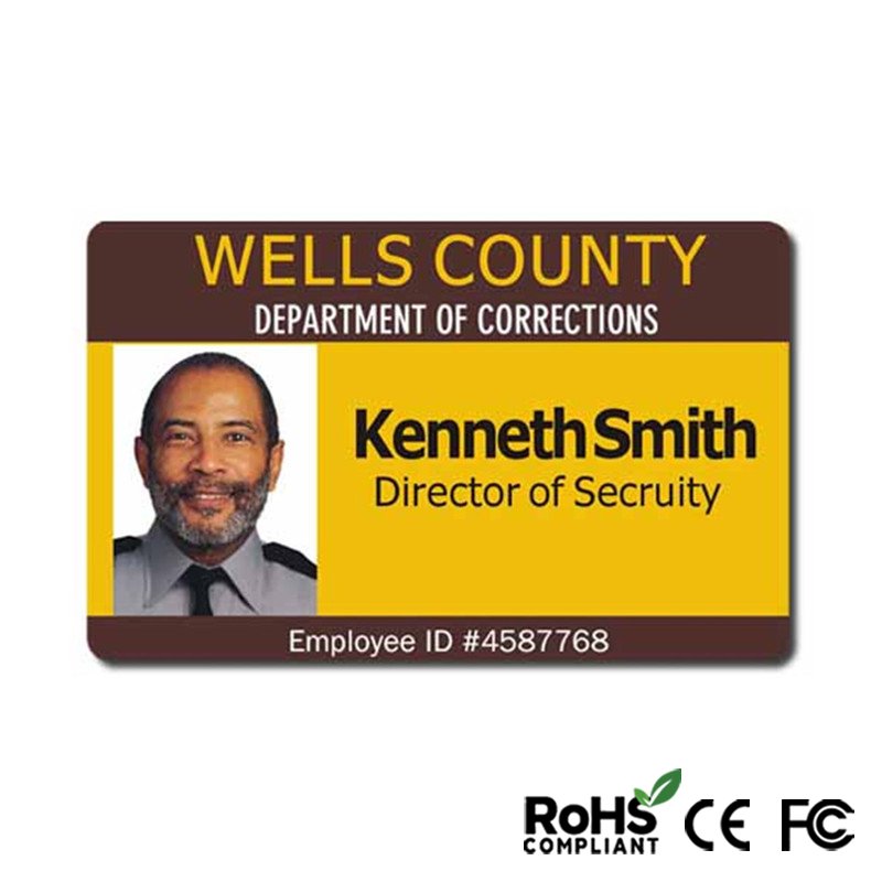 RFID Photo student id cards with printing