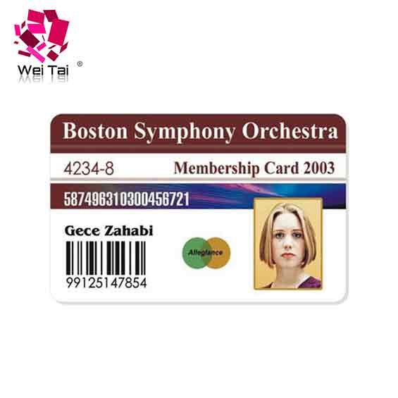 Top sale standard size CUSTOM Photo Id PVC card Student staff exhibition event card Employee Access control Plastic Card