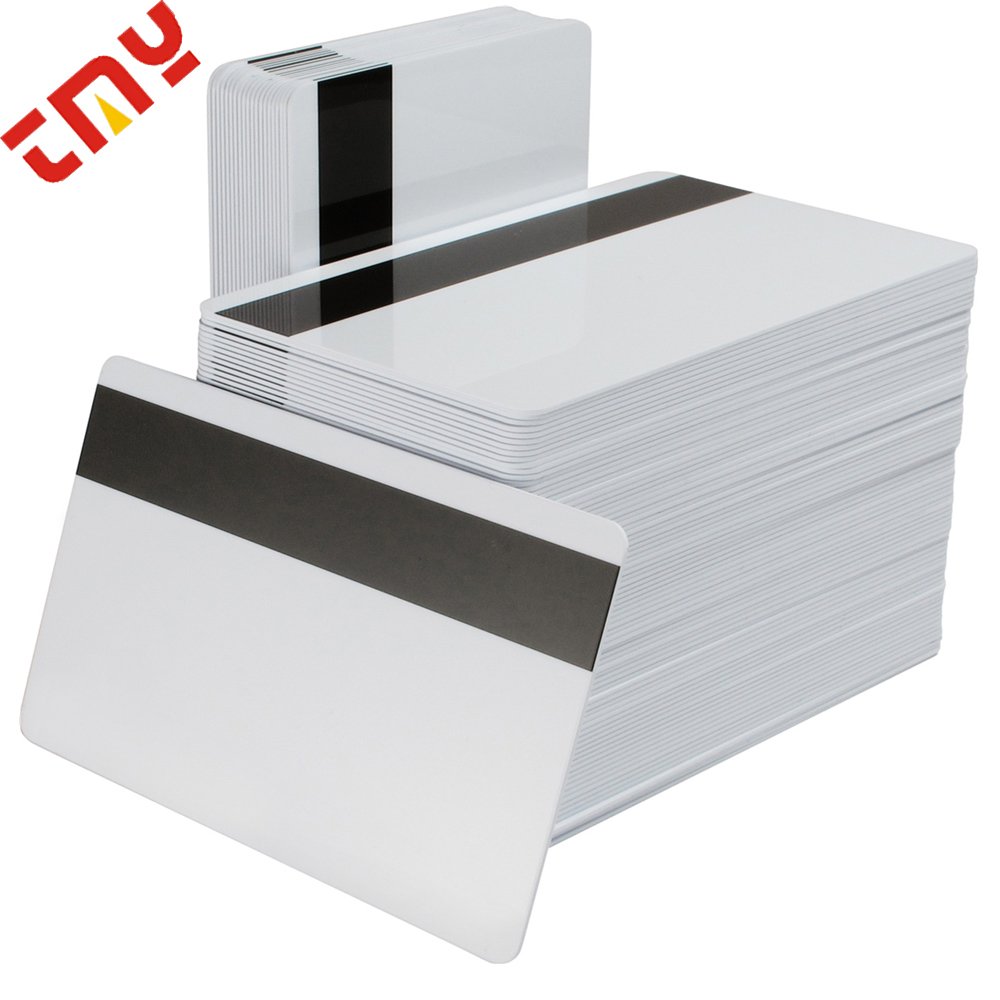 Rfid Contact IC SLE4442 Emv Chip Blank Smart Chip Visa Credit Card Size 30 Mil PVC Plastic Card With Hico Magnetic Stripe