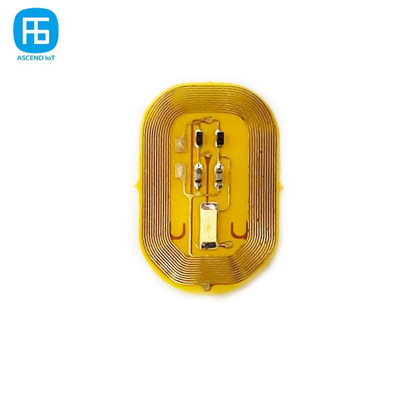Flexible NFC Sticker with LED Lights for Nails Decoration Social Media Info Sharing Tiktok Follow Video Channel Subscribe