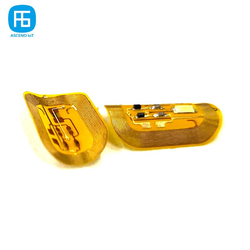Flexible NFC Sticker with LED Lights for Nails Decoration Social Media Info Sharing Tiktok Follow Video Channel Subscribe