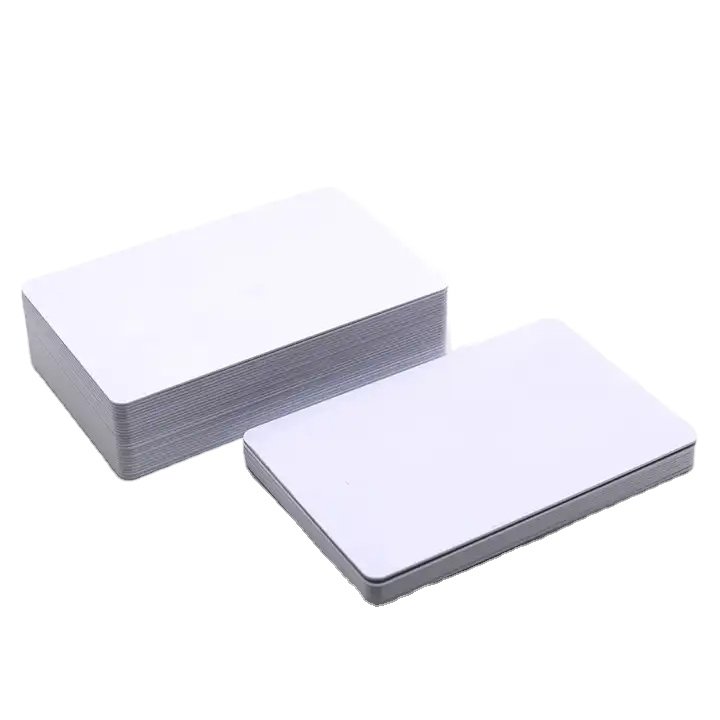 High Quality Waterproof PVC Smart RFID NFC Access Control Card 13.56MHz 1K Chip Printable Blank White ISO Model