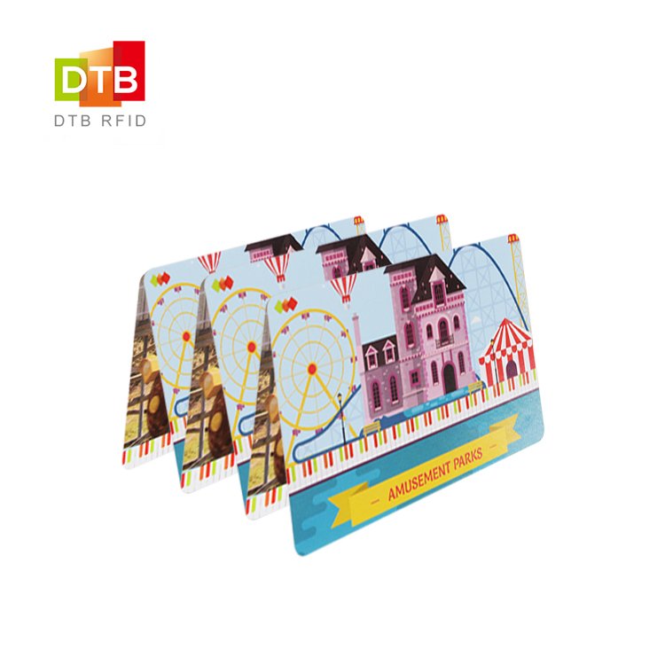 Free Sample Custom Printing Mini Tag MF Chip 13.56mhz RFID NFC Paper Card For Zoo