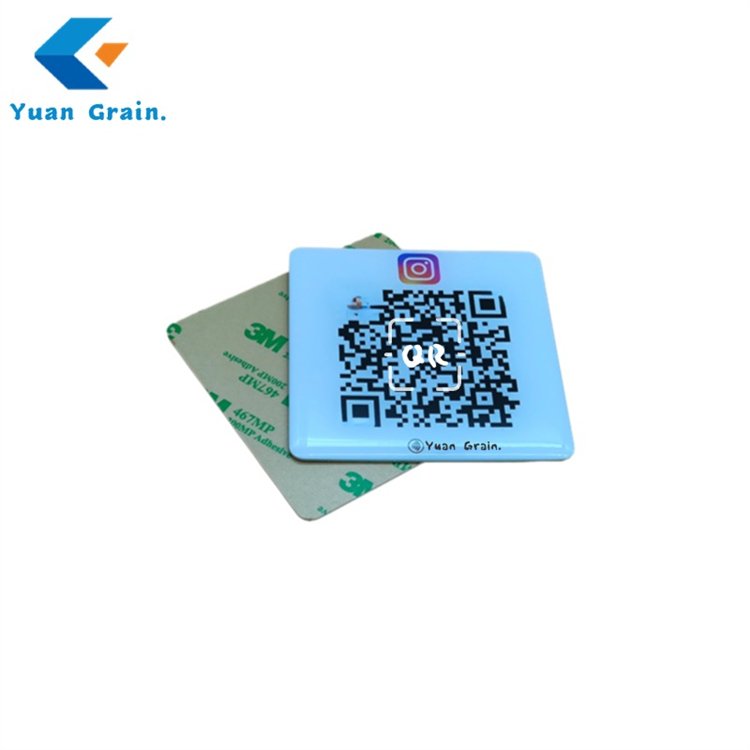 competitive price Customized restaurant/hotel NFC RFID tag epoxy comment card for Google 1-10cm Reading distance