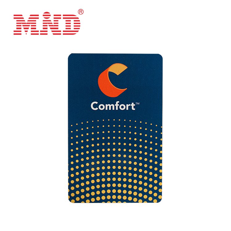 Customized Encrypted Smart NFC Key Card 13.56Mhz Access Control PVC RFID Hotel Key Card