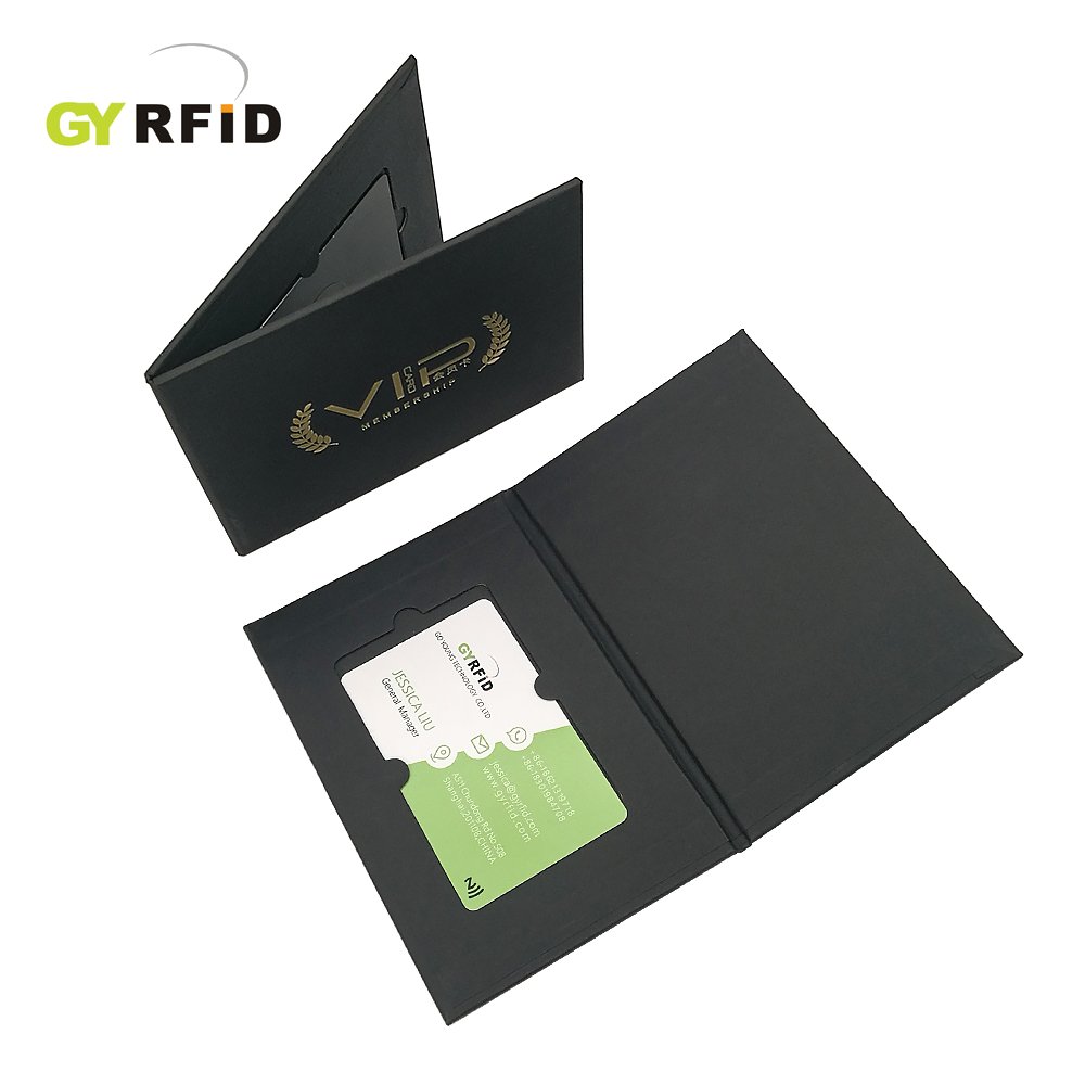 Custom vip card packaging printable NFC card holder for Gift | PACK02
