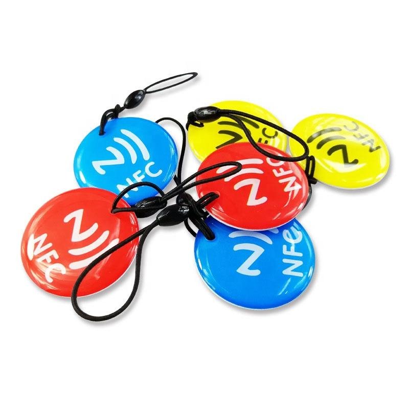 Rewritable RFID Keyfob 13.56Mhz 1K F08 Access Control Waterproof Smart Chip NFC Epoxy Tag