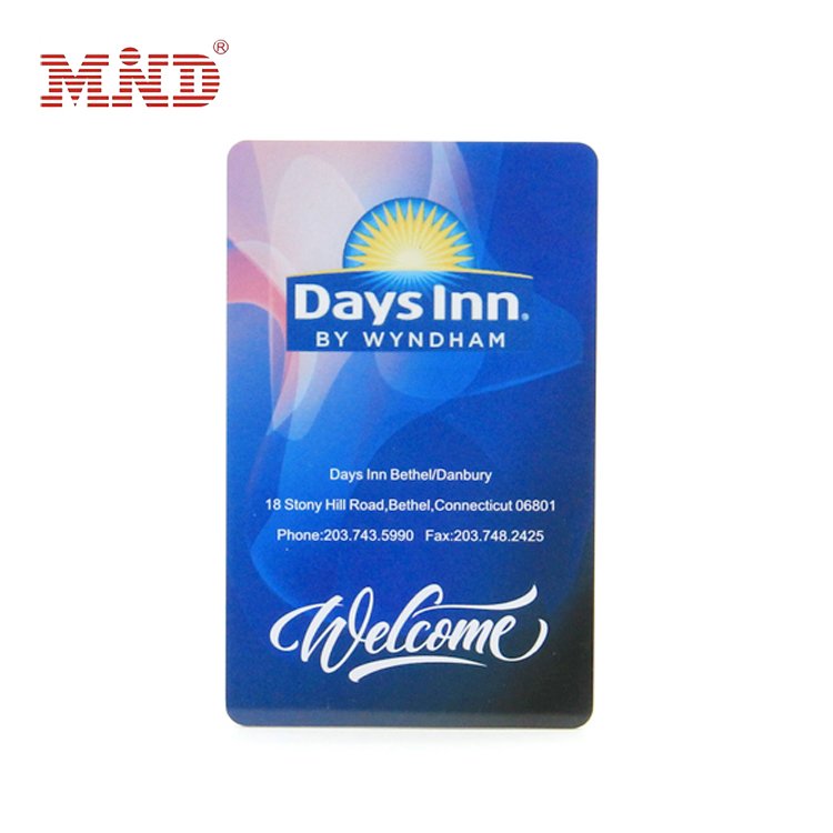 Top Quality CR80 Size Customized Hico Magnetic Stripe Card for door locking