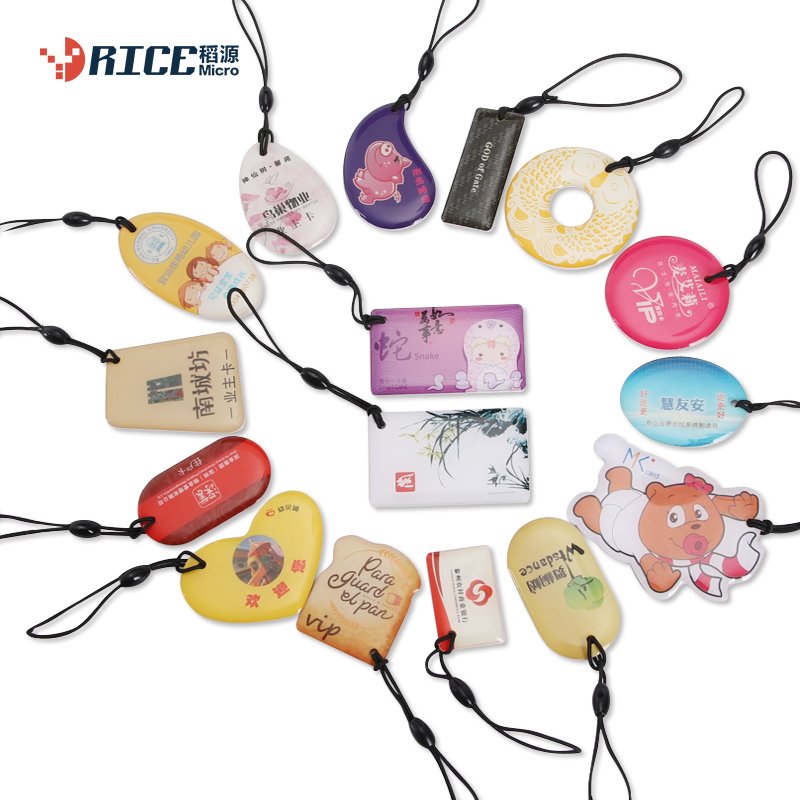 Factory direct sale open type rfid card epoxy customized color rfid smart card for company
