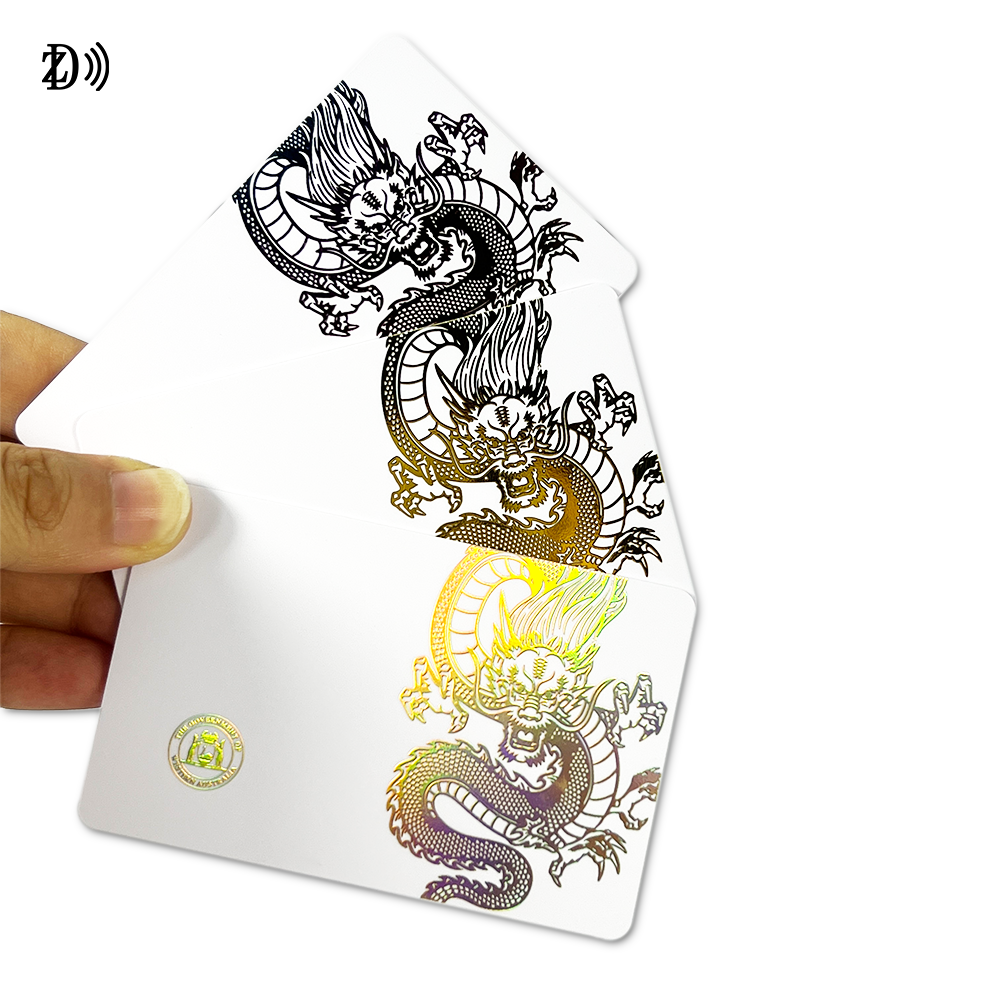 Access Control PVC RFID Card NTAG213 13.56MHz NFC Business Smart RFID Cold Stamping Card