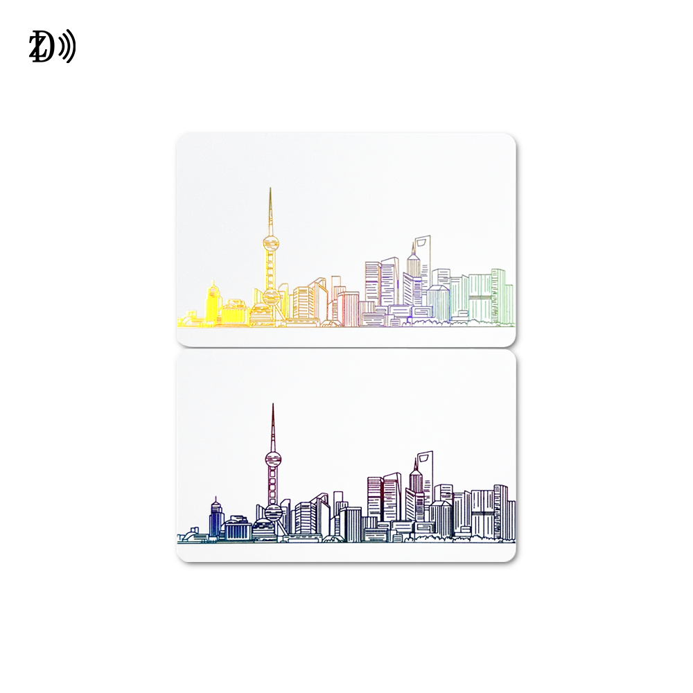 Access Control PVC RFID Card NTAG213 13.56MHz NFC Business Smart RFID Cold Stamping Card