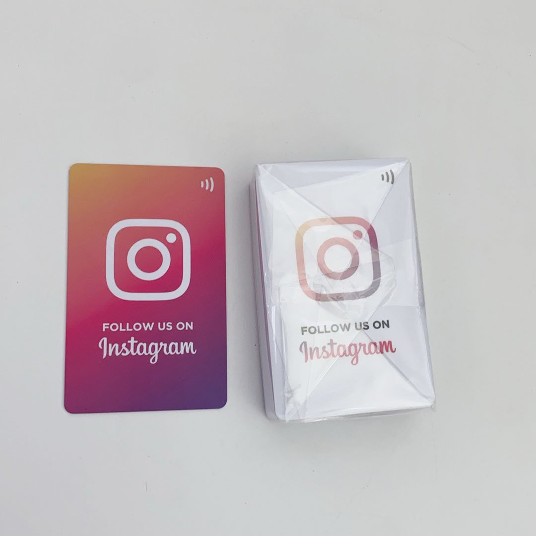 Popular Youtube Instagram Facebook Social Media PVC Cards NFC