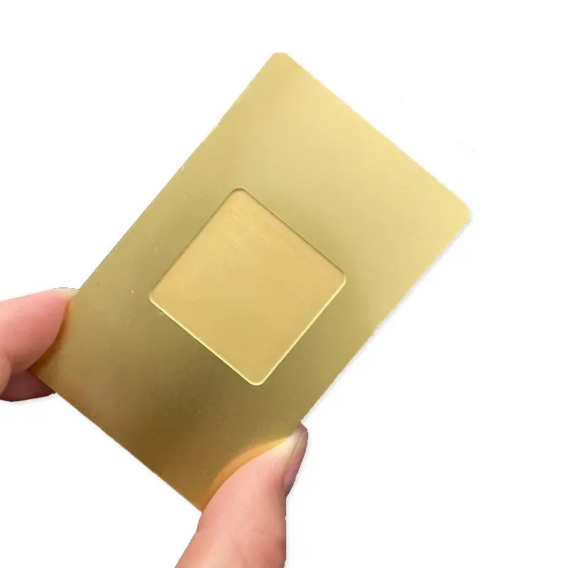 Programmable metal stainless steel Business Cards RFID Smart 213 215 NT AG 216 Wooden Hotel Key Card