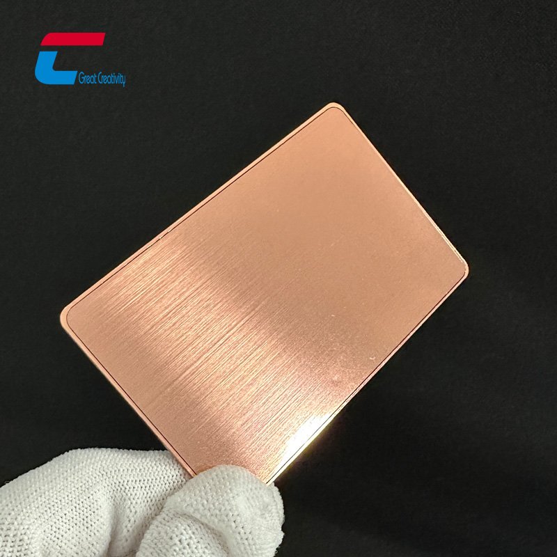 Factory Metal NFC Business Card Printable NTAG 213 NTAG 216 NFC Hybrid Metal Card