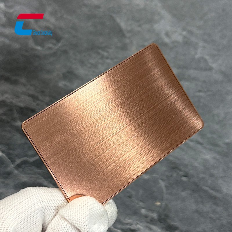 Factory Metal NFC Business Card Printable NTAG 213 NTAG 216 NFC Hybrid Metal Card