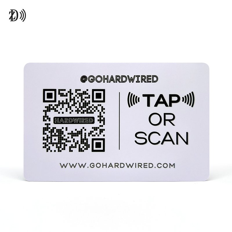 13.56MHz Access Control Programmable QR Printable RFID NTAG213/215/216 NFC Card