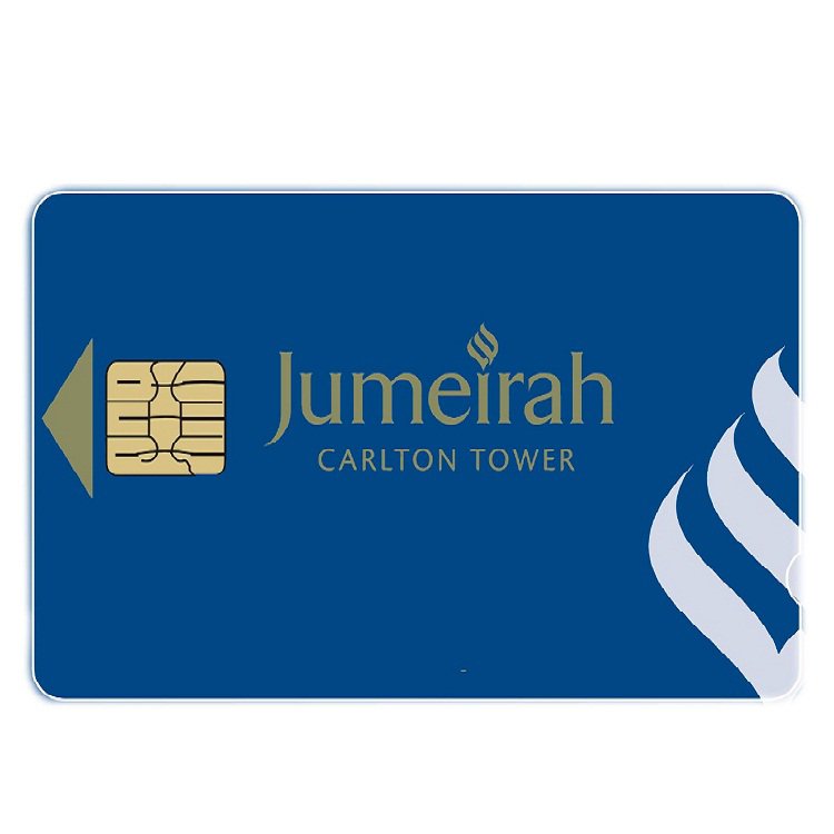 Custom PVC IC Chip Card ISO/IEC 7816 SLE4442 Inkjet Printable Rewritable RFID Card