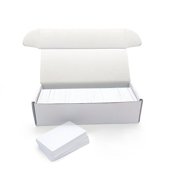 Blank 13.56mhz Mifare S50 ev1 smart chip rfid white cards for access control management