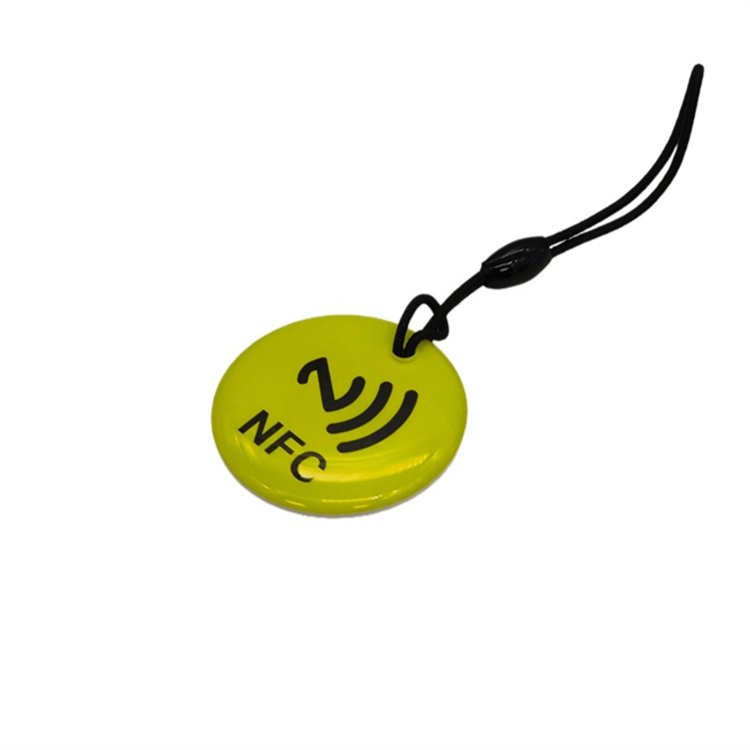 Durable Diameter 30mm Nfc Chip Crystal Gel Drop Card n-tag213 Touch Social Media Phone