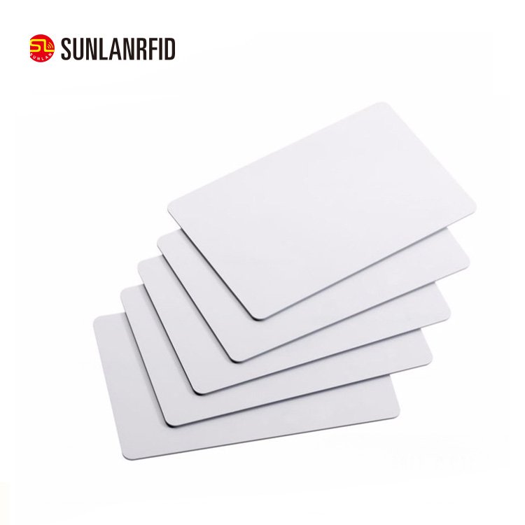 ISO14443A 13.56mhz NTAG 215 RFID NFC White Blank Card For Thermal Printing