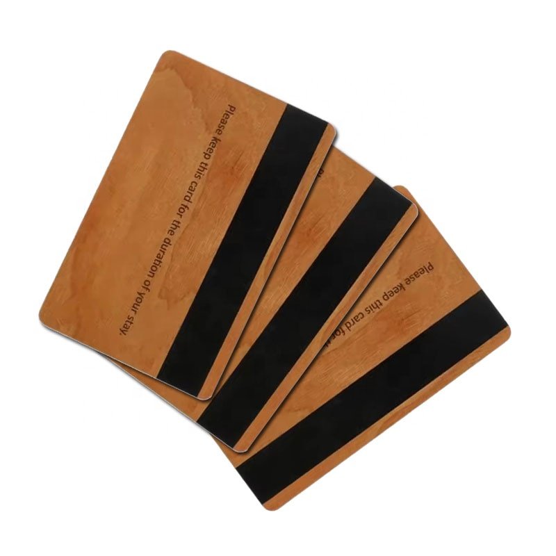 125Khz Wooden Access Control Hotel Key Card Wood RFID TK4100 EM4200 EM4305 T5577 Card