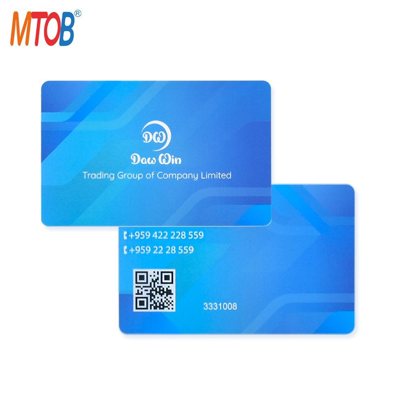 CR80 Size Full Color Print Personalized RFID Card Glossy MIFARE 1K RFID Card Access Control Card