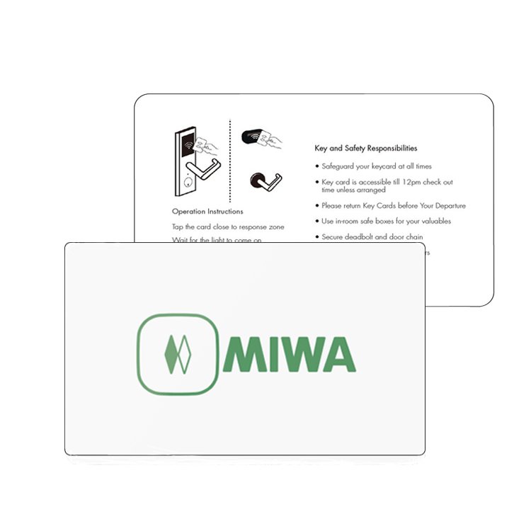 Customized Offset Printing ISO14443A F08 1K RFID Hotel Key Card Access Control Card