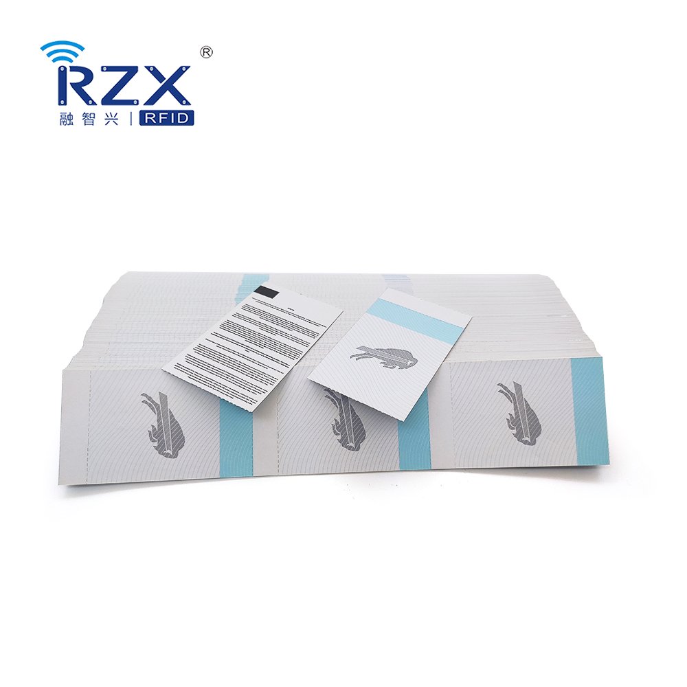 Customized Number Printing MIFARE Ultralight EV1 Paper Card RFID Ticket Cards for Event